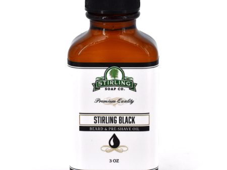 Stirling Black - Beard & Pre-Shave Oil Online Hot Sale