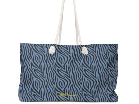 Blue Zebra Weekender Bag Sale