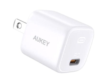 Aukey Omnia Mini 20W USB-C PD Wall Charger PA-B1 - White Sale