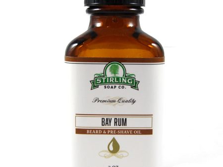 Bay Rum - Beard & Pre-Shave Oil on Sale