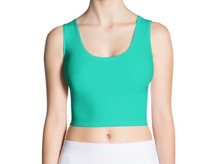 Aegean Blue Crop Top Discount