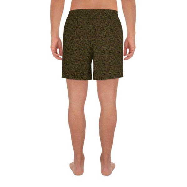 Olive Zebra Mens Shorts Cheap