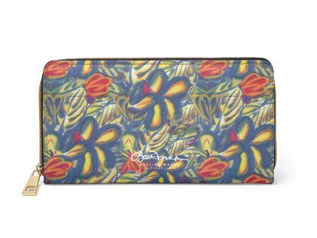 Bora Bora Tropical Zipper Wallet Discount