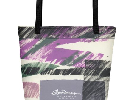 Abstract Collage Teachers Tote Bag For Cheap