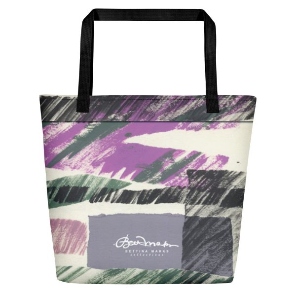 Abstract Collage Teachers Tote Bag For Cheap