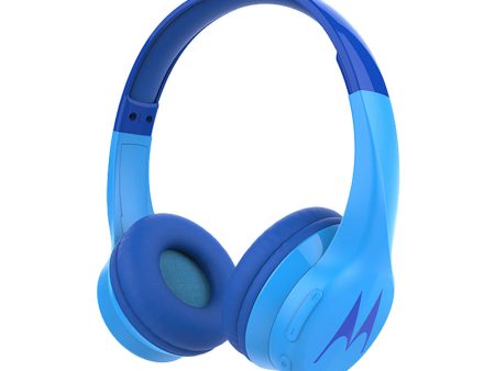 Motorola Squads 300 Kids Wireless Headphones 300 - Blue on Sale