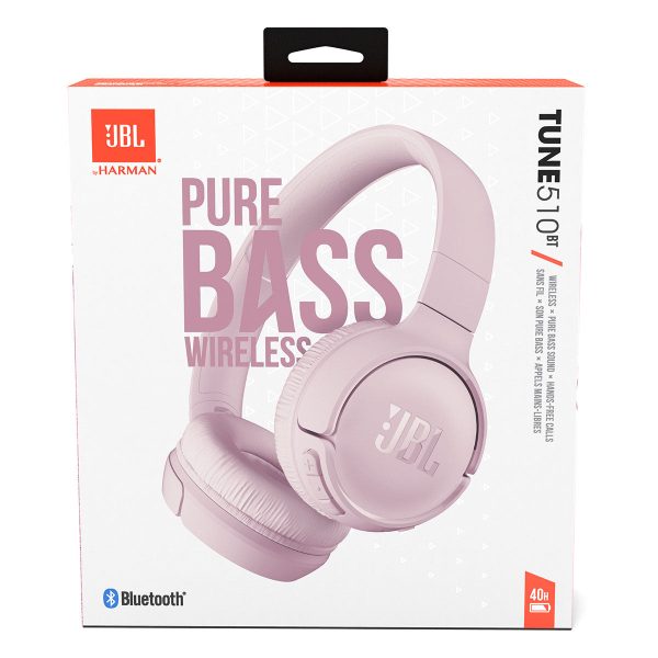 JBL Tune 510BT Wireless On-Ear Headphones - Rose Sale