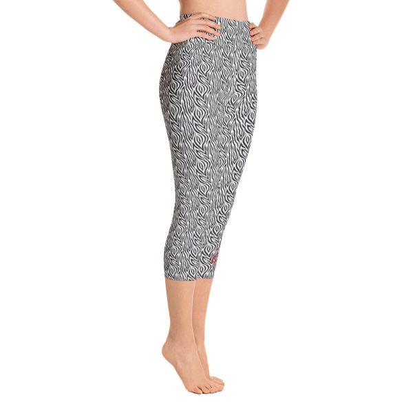 Zebra Yoga Capri Leggings Online Sale