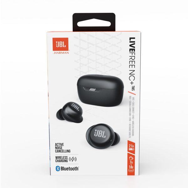 JBL Live Free NC Plus True Wireless Noise Cancelling Earbuds - Black Sale