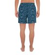 Linear Sixties Floral Mens Shorts Discount