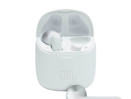 JBL Tune 225TWS True Wireless Earbud Headphones - White Online now