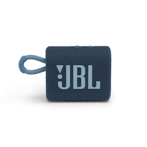 JBL Go 3 Portable Bluetooth Speaker - Blue Fashion