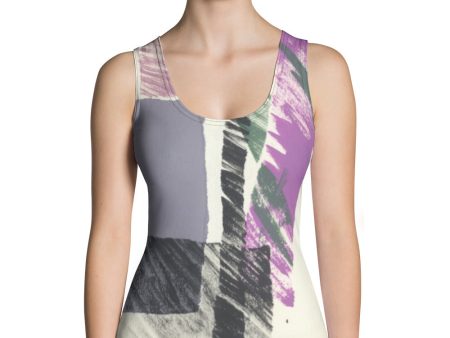 Abstract Collage Tank Top Online Sale