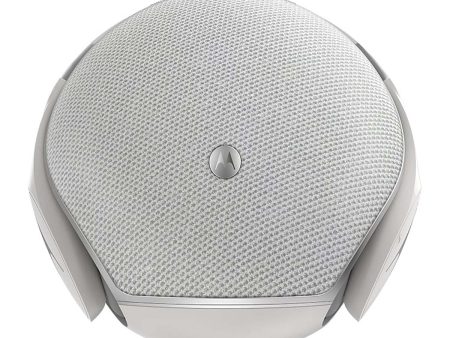 Motorola Sphere+ 2-In-1 Bluetooth Speaker With Over-Ear Headphones - White Online Sale