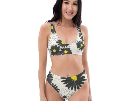 Daisy Recycled hi-waisted bikini bathing suit Supply