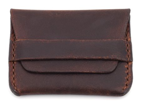 Flap Wallet (Brown Threading) on Sale