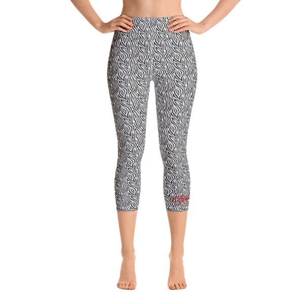 Zebra Yoga Capri Leggings Online Sale