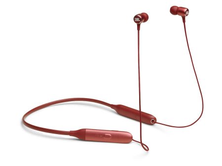 JBL Live 220BT In-Ear Wireless Neckband Headphones - Red on Sale