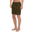 Olive Zebra Mens Shorts Cheap