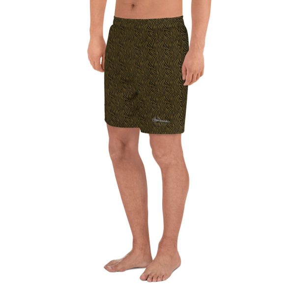 Olive Zebra Mens Shorts Cheap