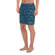 Linear Sixties Floral Mens Shorts Discount