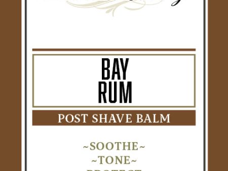 Bay Rum - Post-Shave Balm Supply