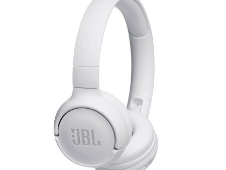 JBL Tune 500BT Wireless On-Ear Headphones - White Online Hot Sale