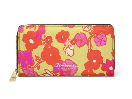 Ice Cream Floral Zipper Wallet For Discount