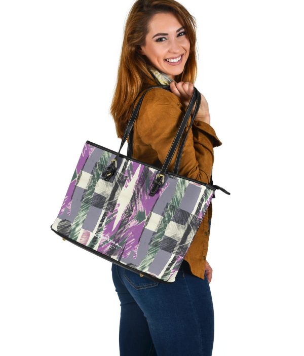 Abstract Collage Large Tote Bag Online now