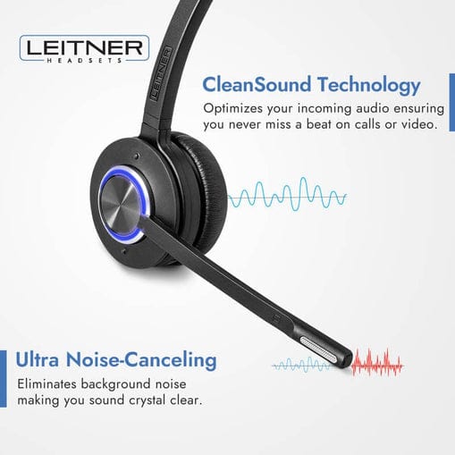 Leitner LH675 Premium Plus Over-the-Head Headset – Professional Bundle Cheap