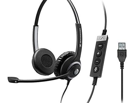 DeskMate Dual-Ear for Your Computer (USB with Call Control) For Cheap